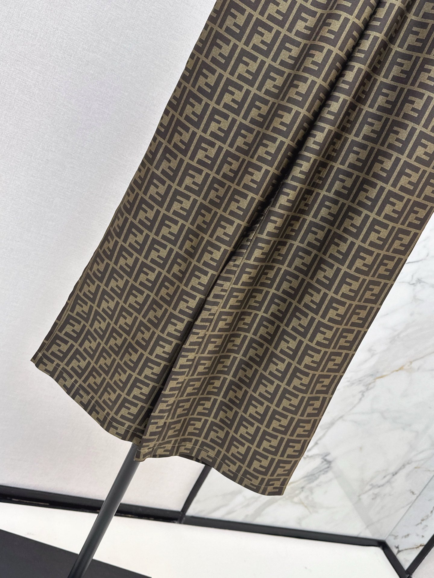 Fd* 25ss FF printed silk pants