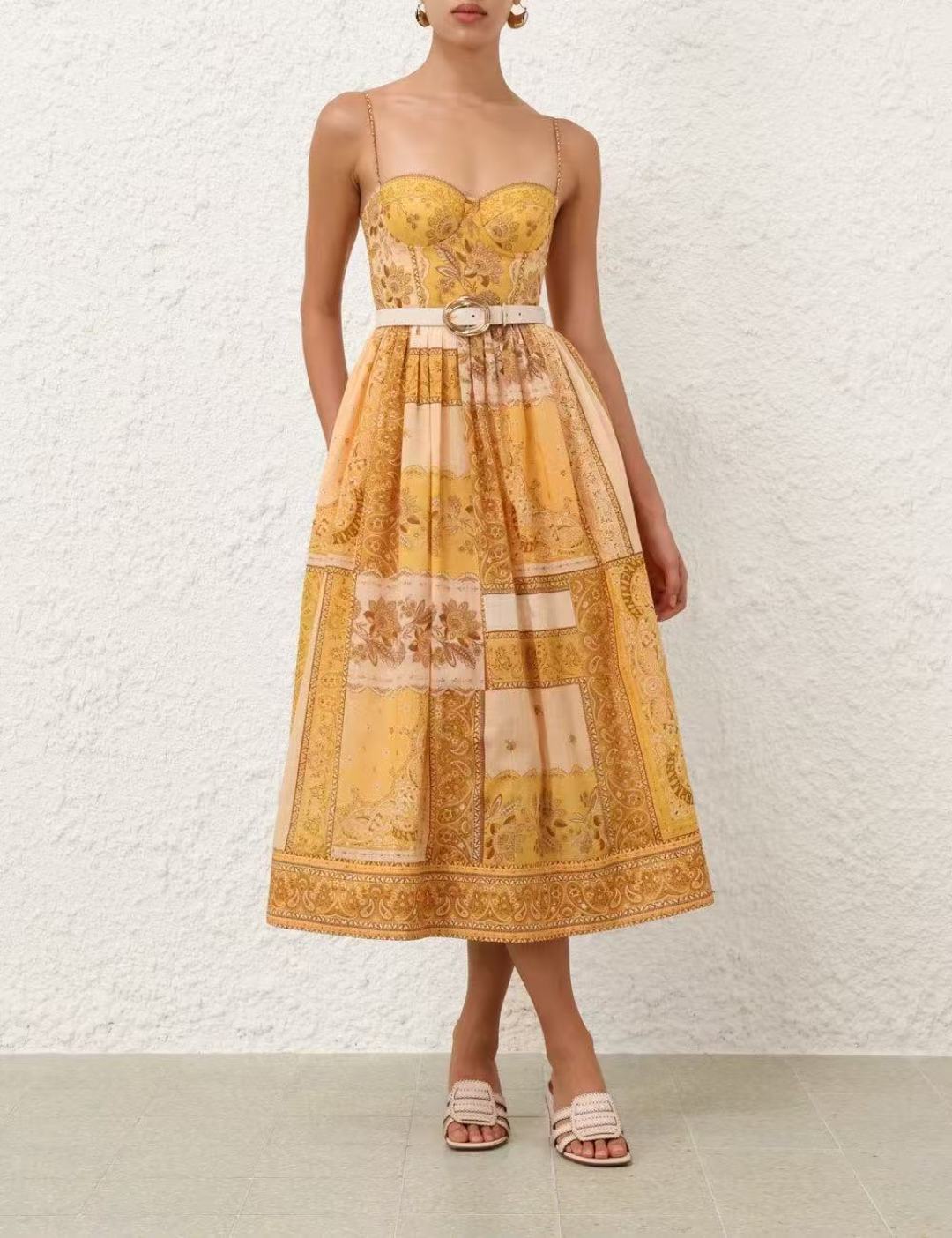 Zim* 25ss slip corset dress