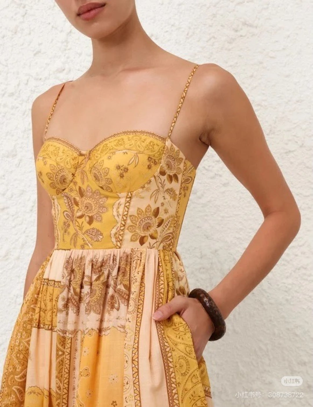 Zim* 25ss slip corset dress