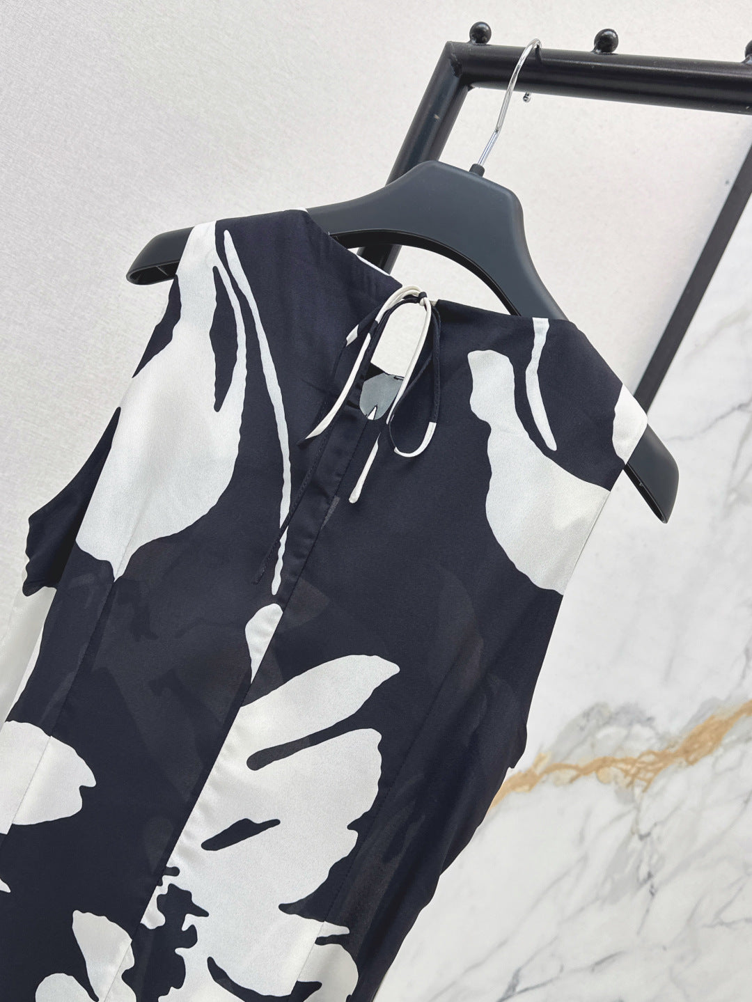 MaxM* long printed silk-blend dress