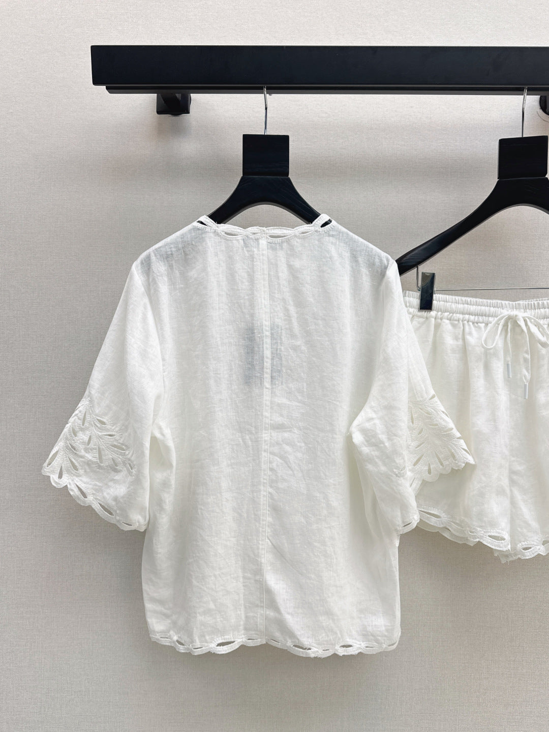 Lor*P 25ss embroidered linen suit