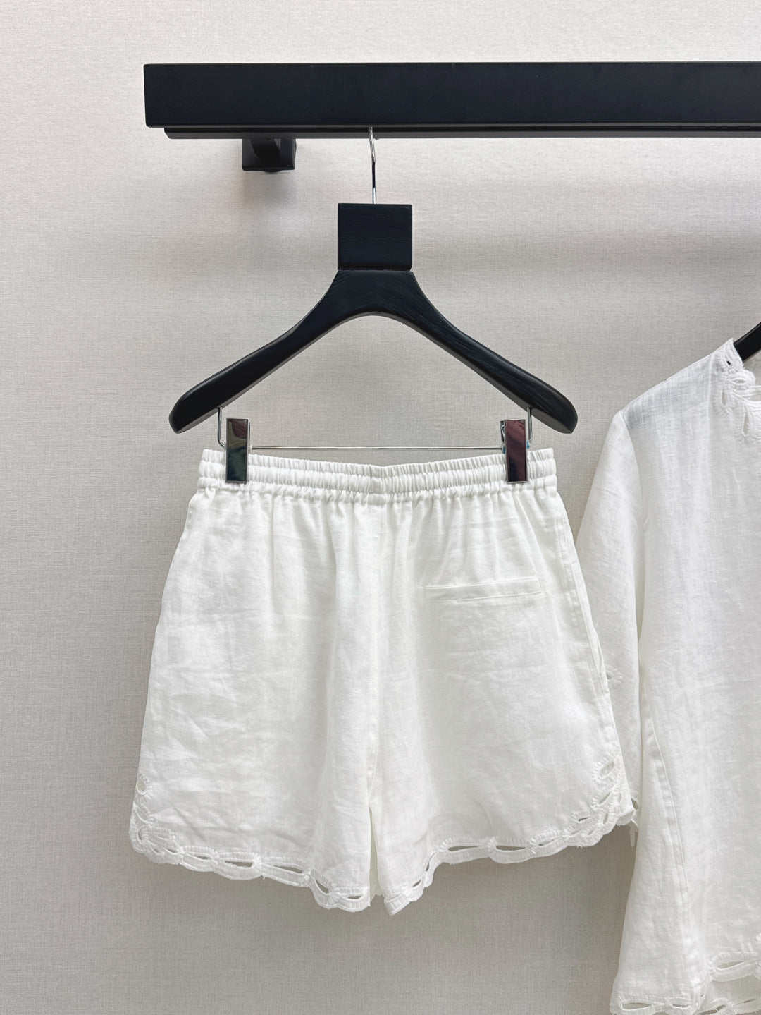 Lor*P 25ss embroidered linen suit