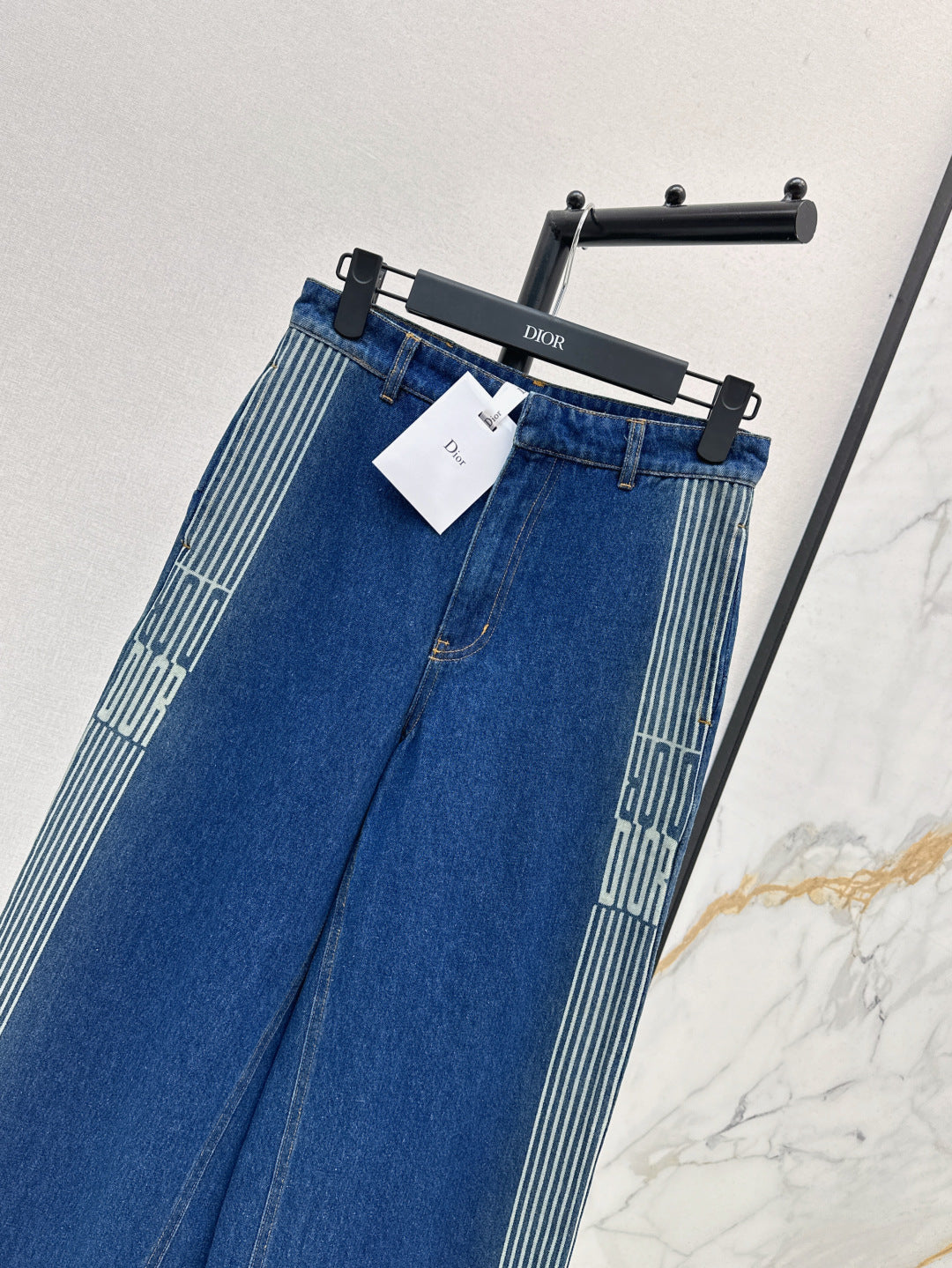 D*r 25ss jacquard side flared jeans