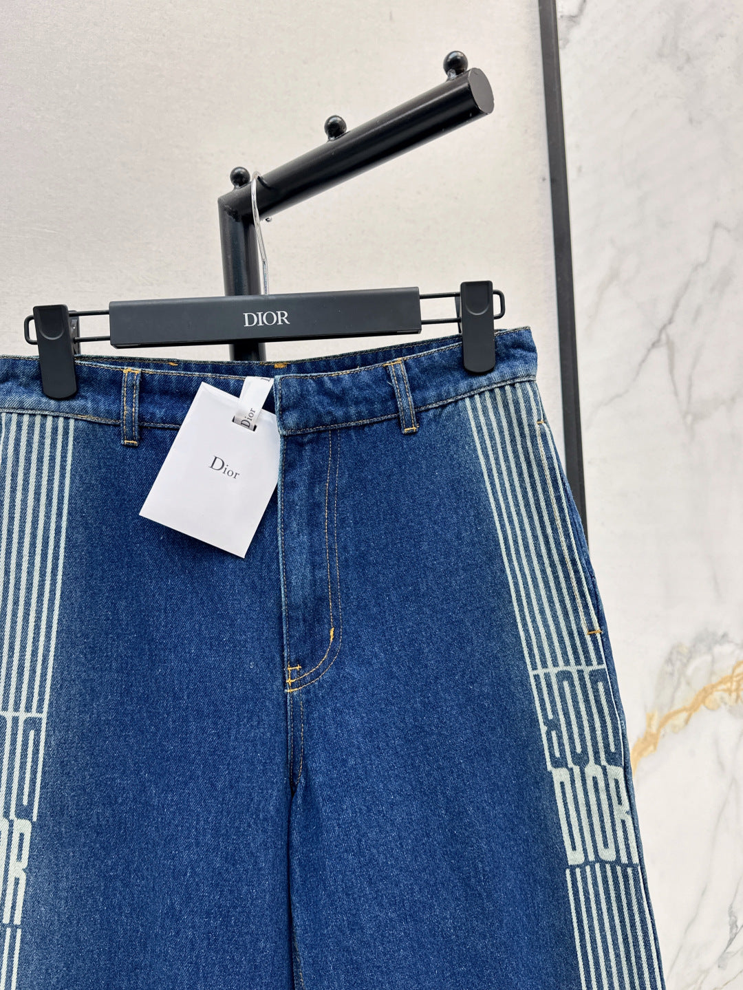 D*r 25ss jacquard side flared jeans