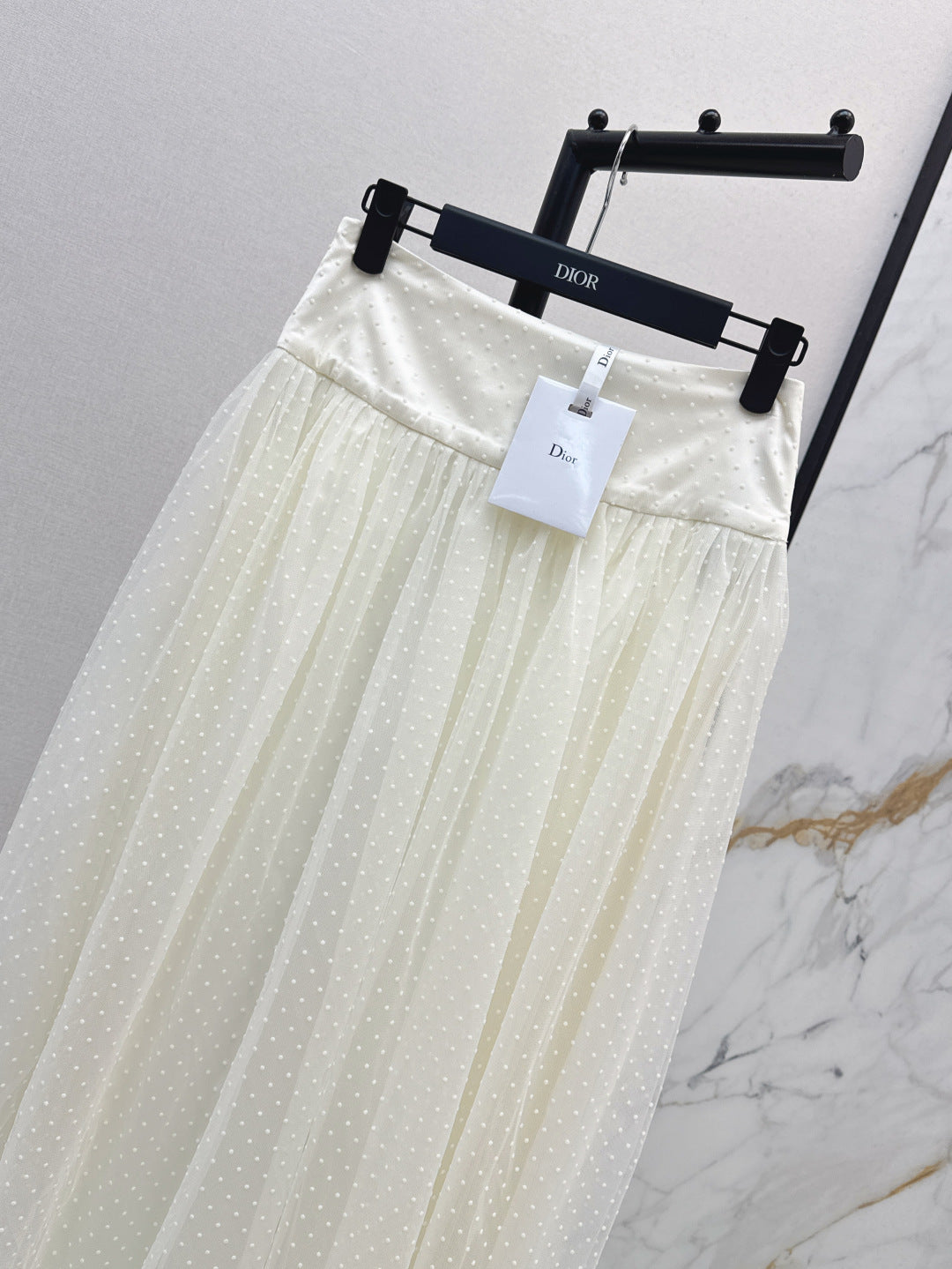 D*r 25ss pleated mesh skirt