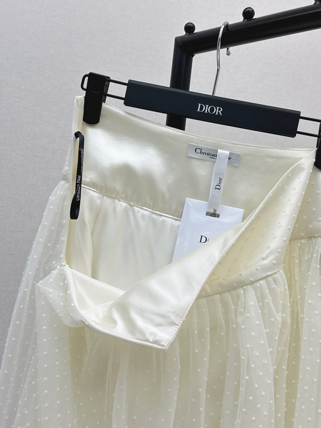 D*r 25ss pleated mesh skirt