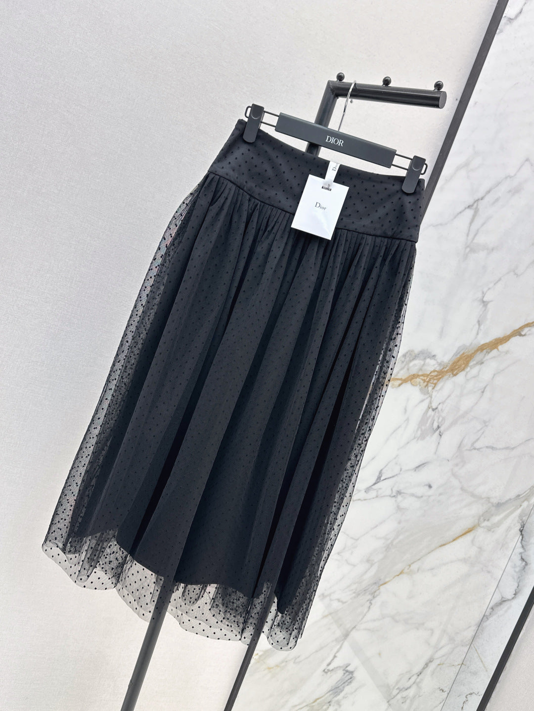 D*r 25ss pleated mesh skirt