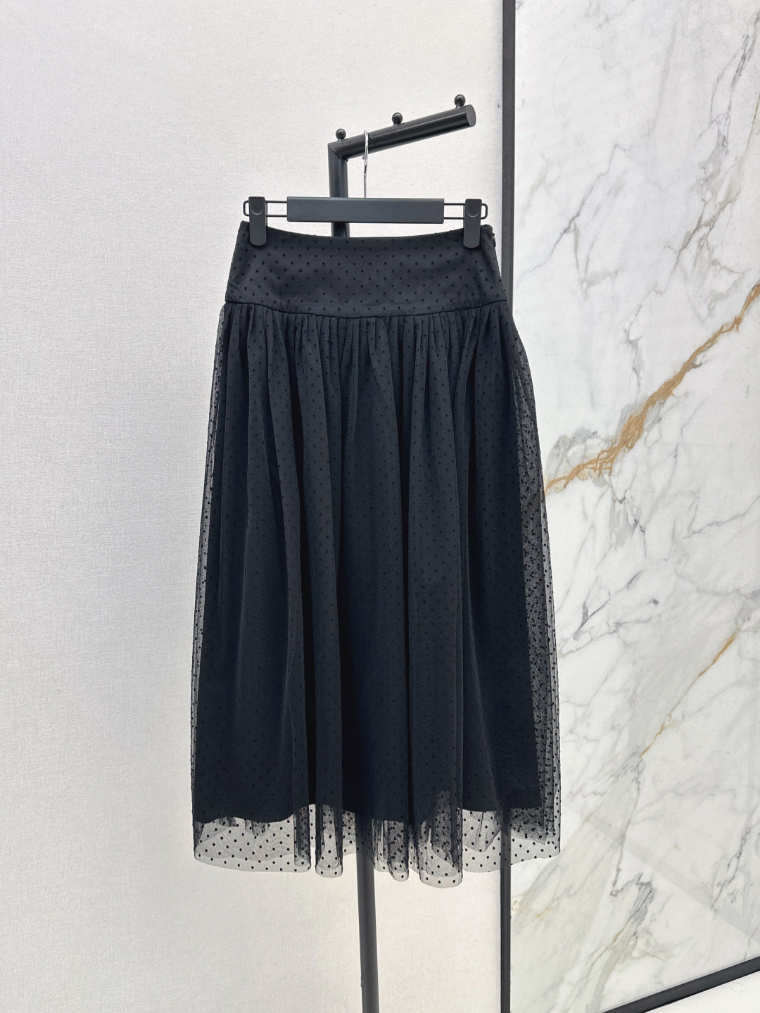D*r 25ss pleated mesh skirt