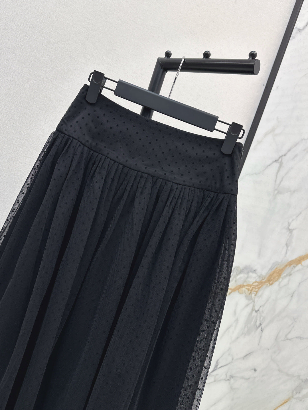 D*r 25ss pleated mesh skirt