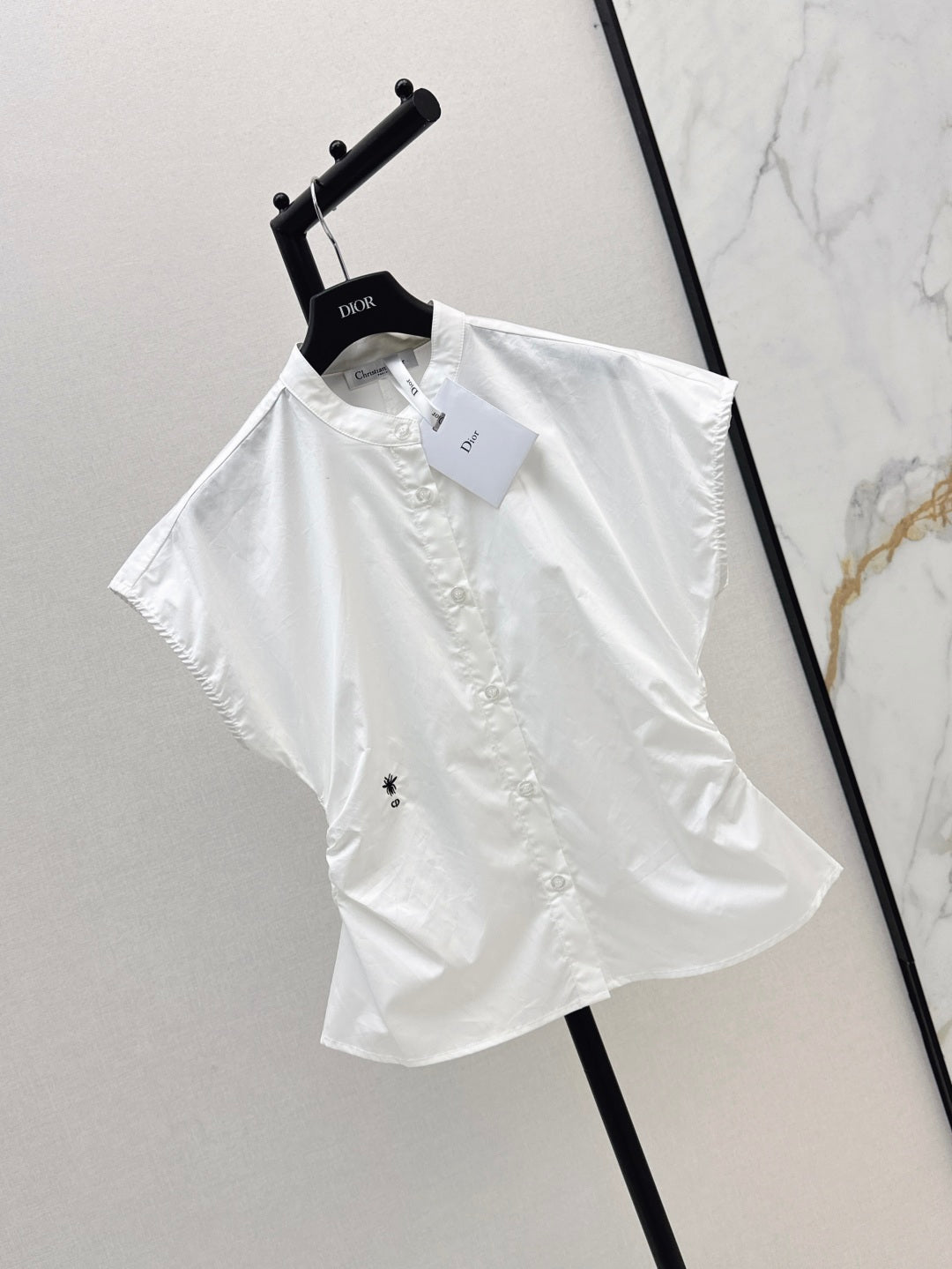 D*r 25ss cap sleeve cotton blouse