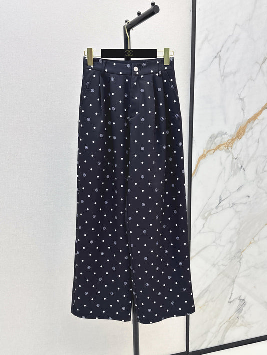 C*nel 25ss logo printed pants