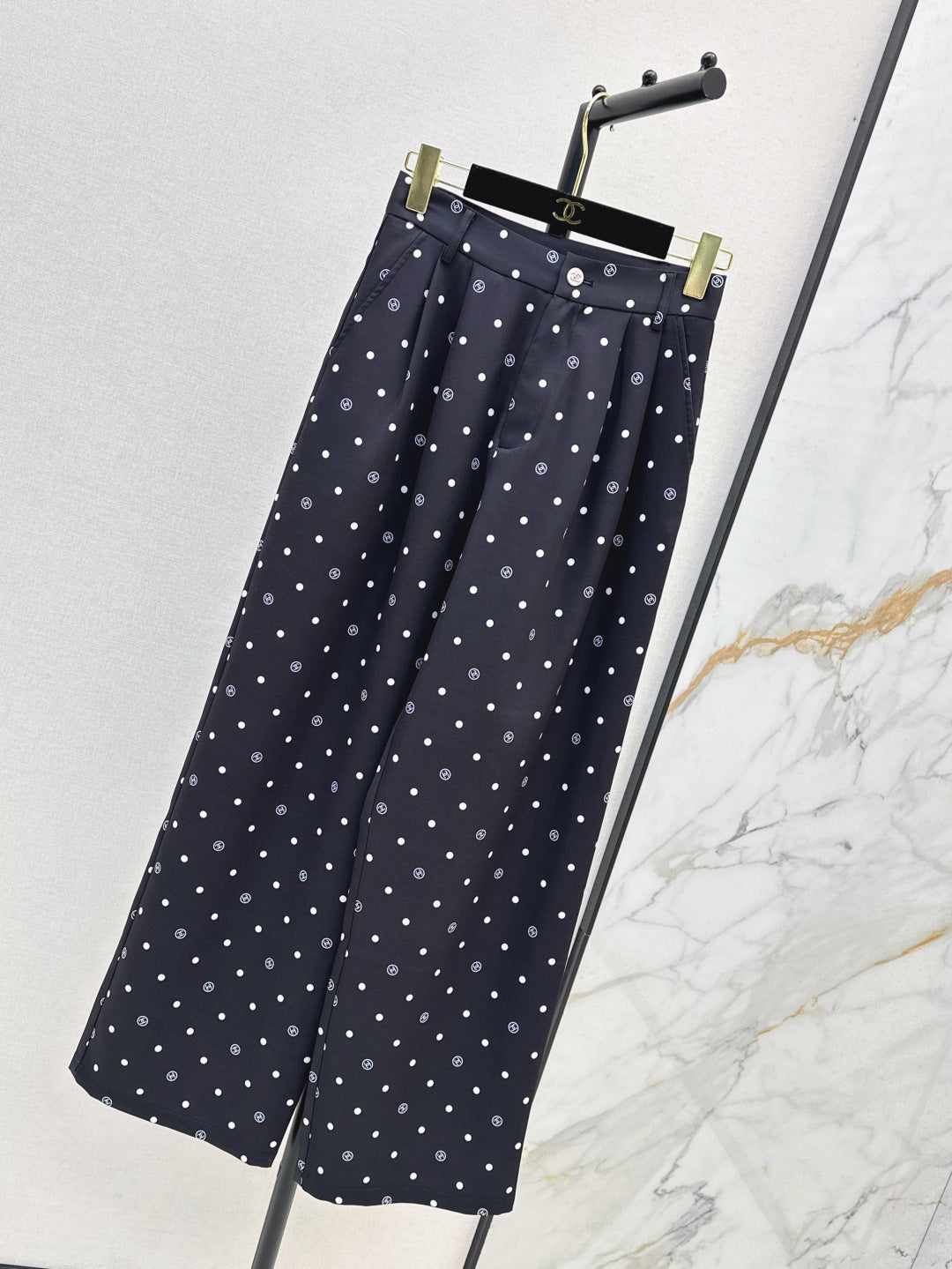 C*nel 25ss logo printed pants