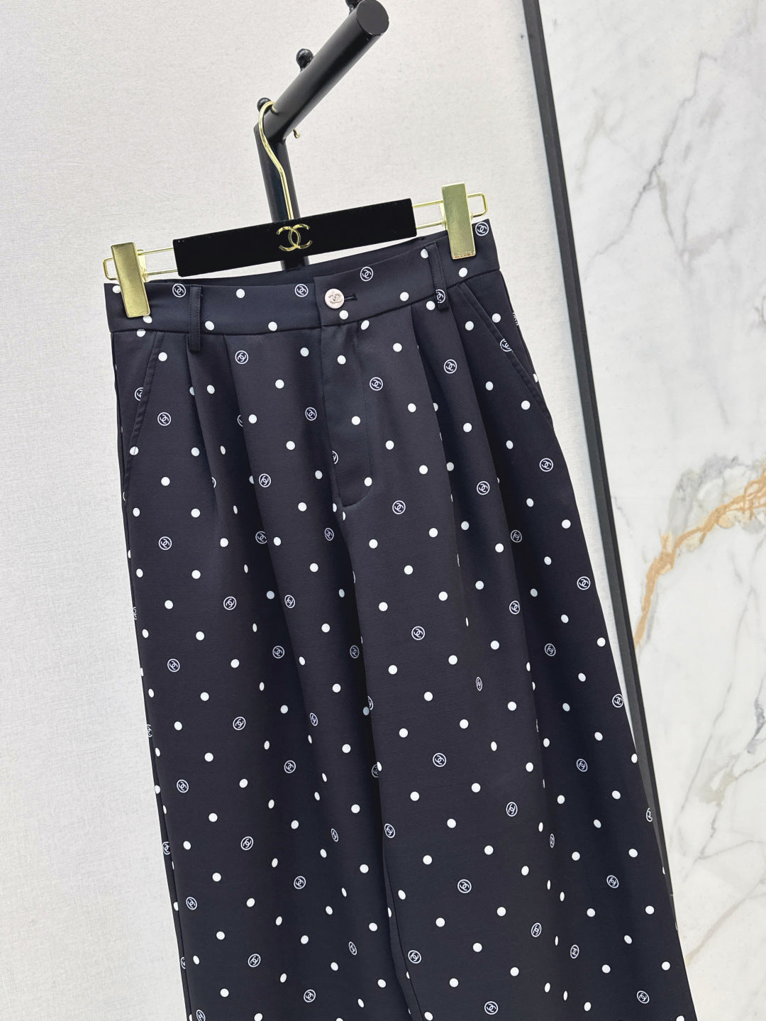 C*nel 25ss logo printed pants