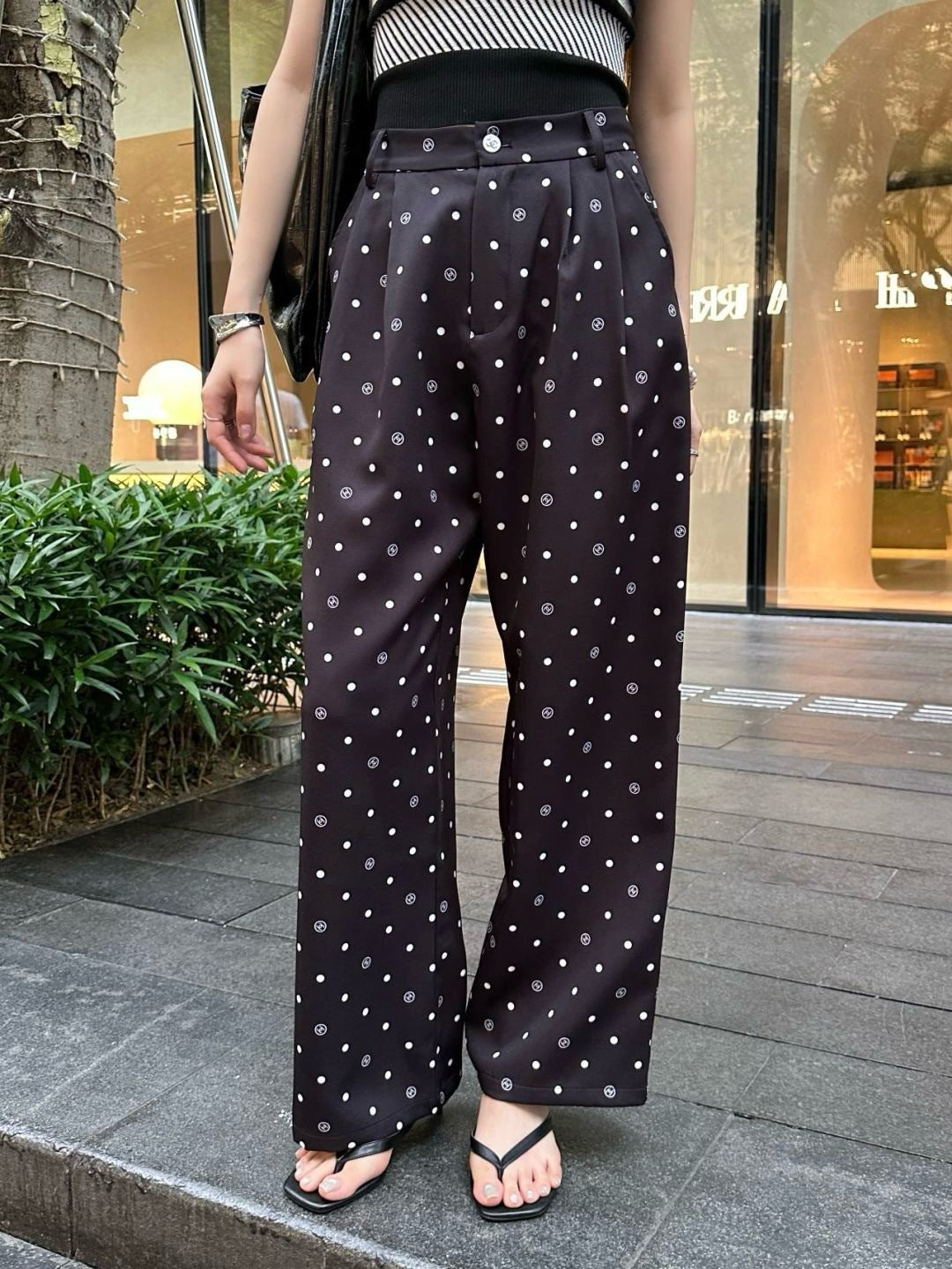 C*nel 25ss logo printed pants