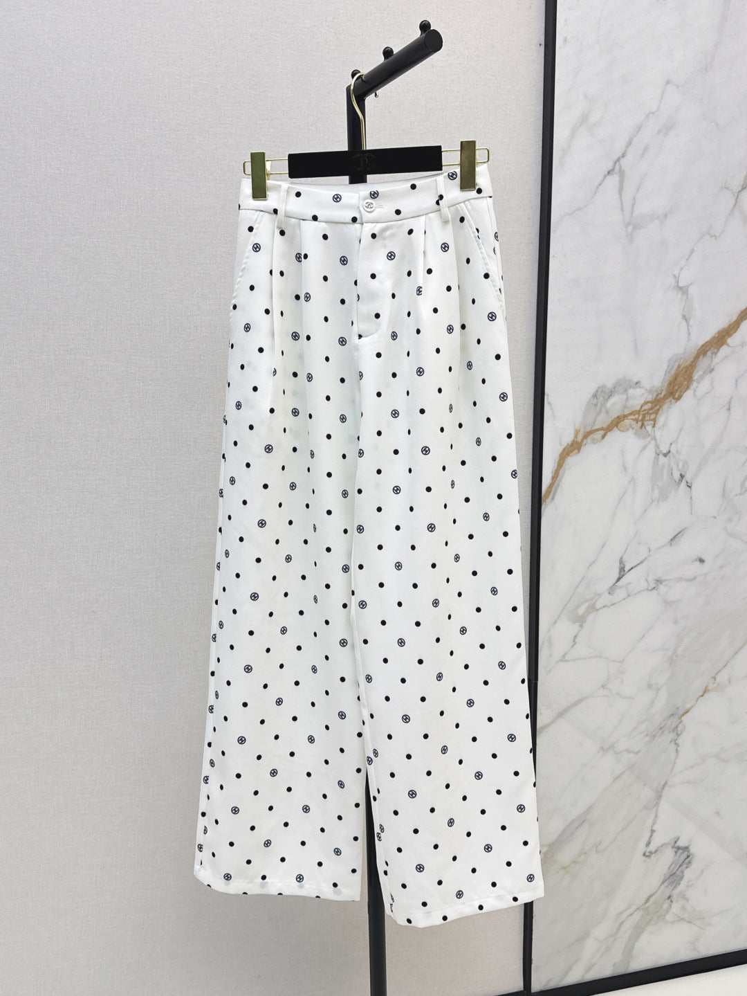 C*nel 25ss logo printed pants