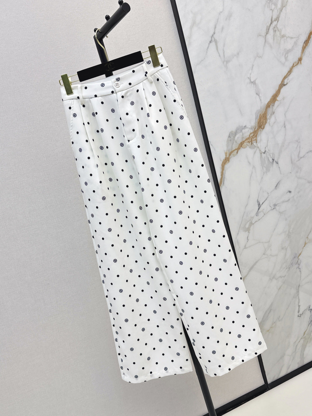 C*nel 25ss logo printed pants