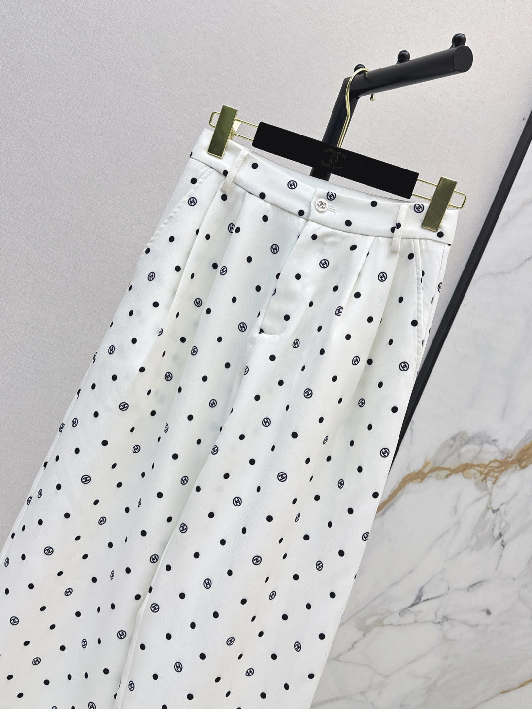 C*nel 25ss logo printed pants