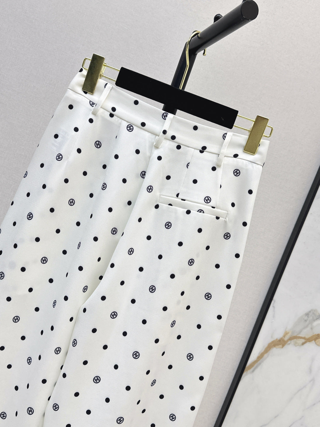 C*nel 25ss logo printed pants