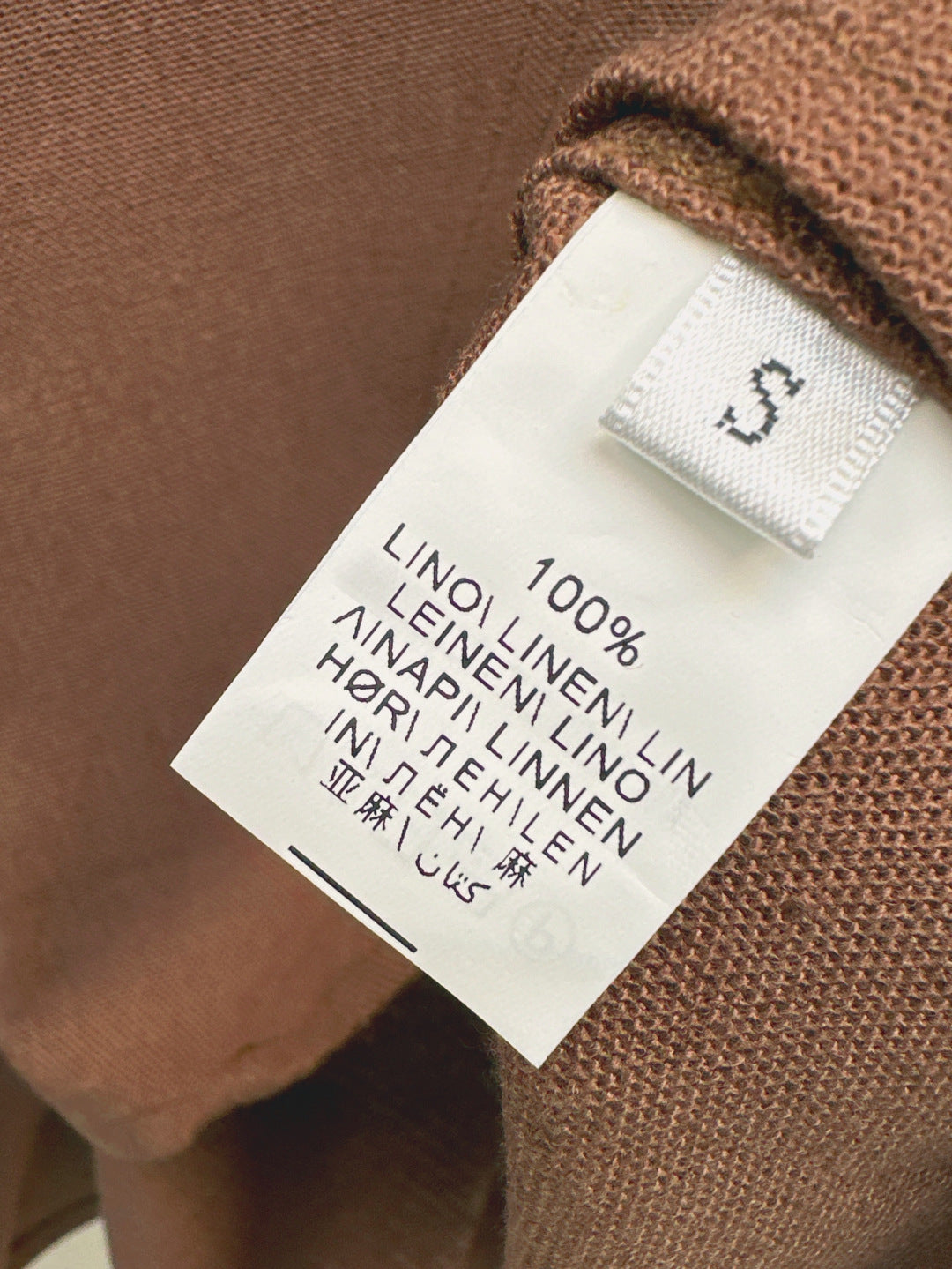 Brune*C 25ss Asymmetric linen suit