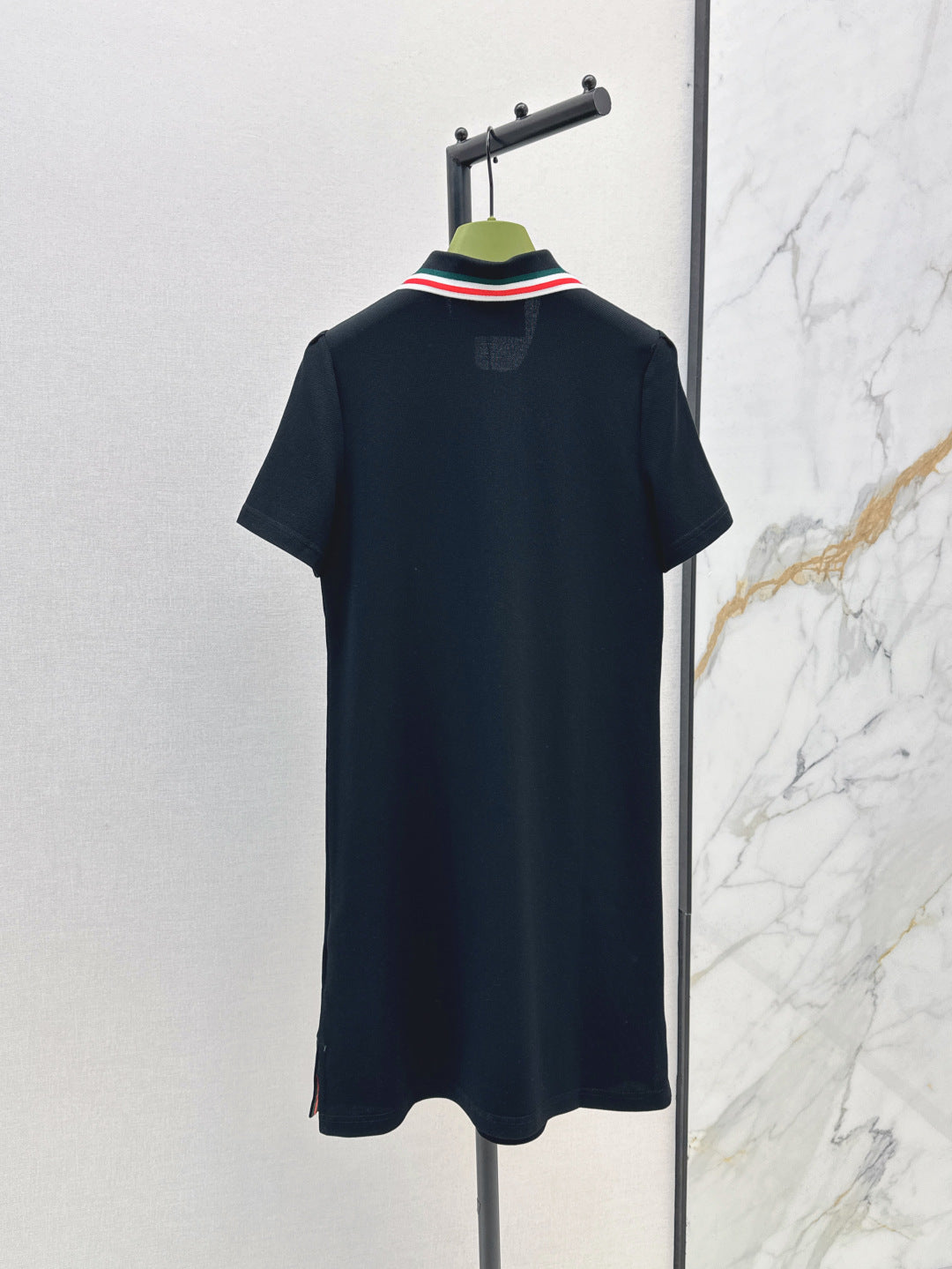 Gu* 25ss cotton poplin polo dress