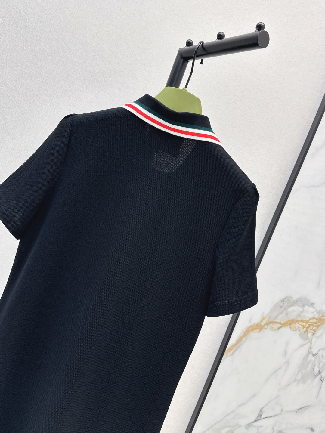 Gu* 25ss cotton poplin polo dress