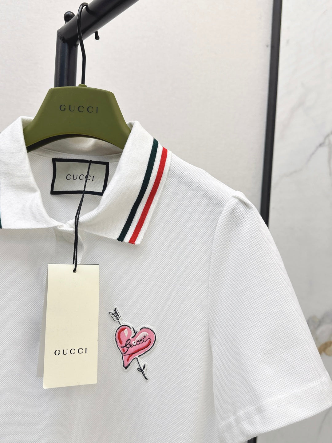 Gu* 25ss cotton poplin polo dress