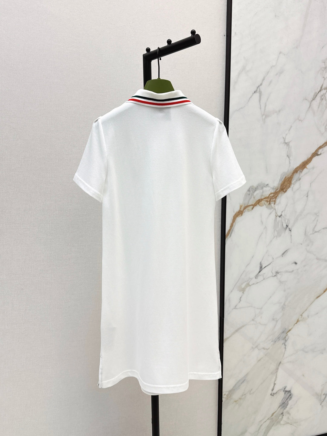 Gu* 25ss cotton poplin polo dress