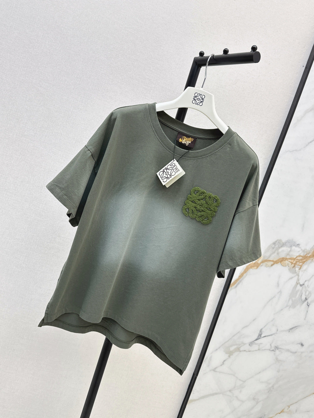 Loe* 25ss anagram cotton jersey t-shirt
