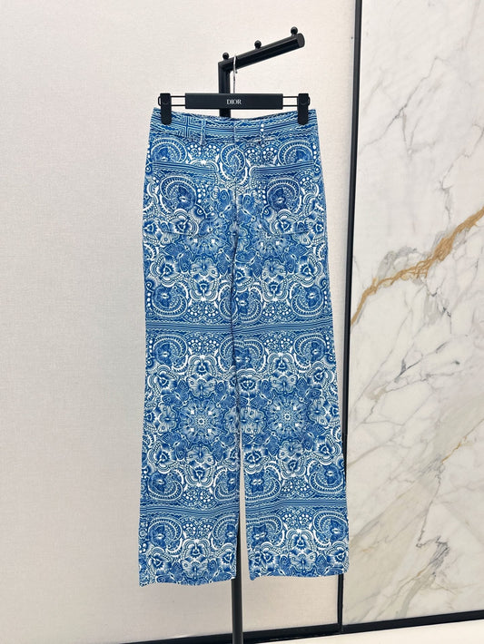 D*r 25ss Butterfly printed denim pants
