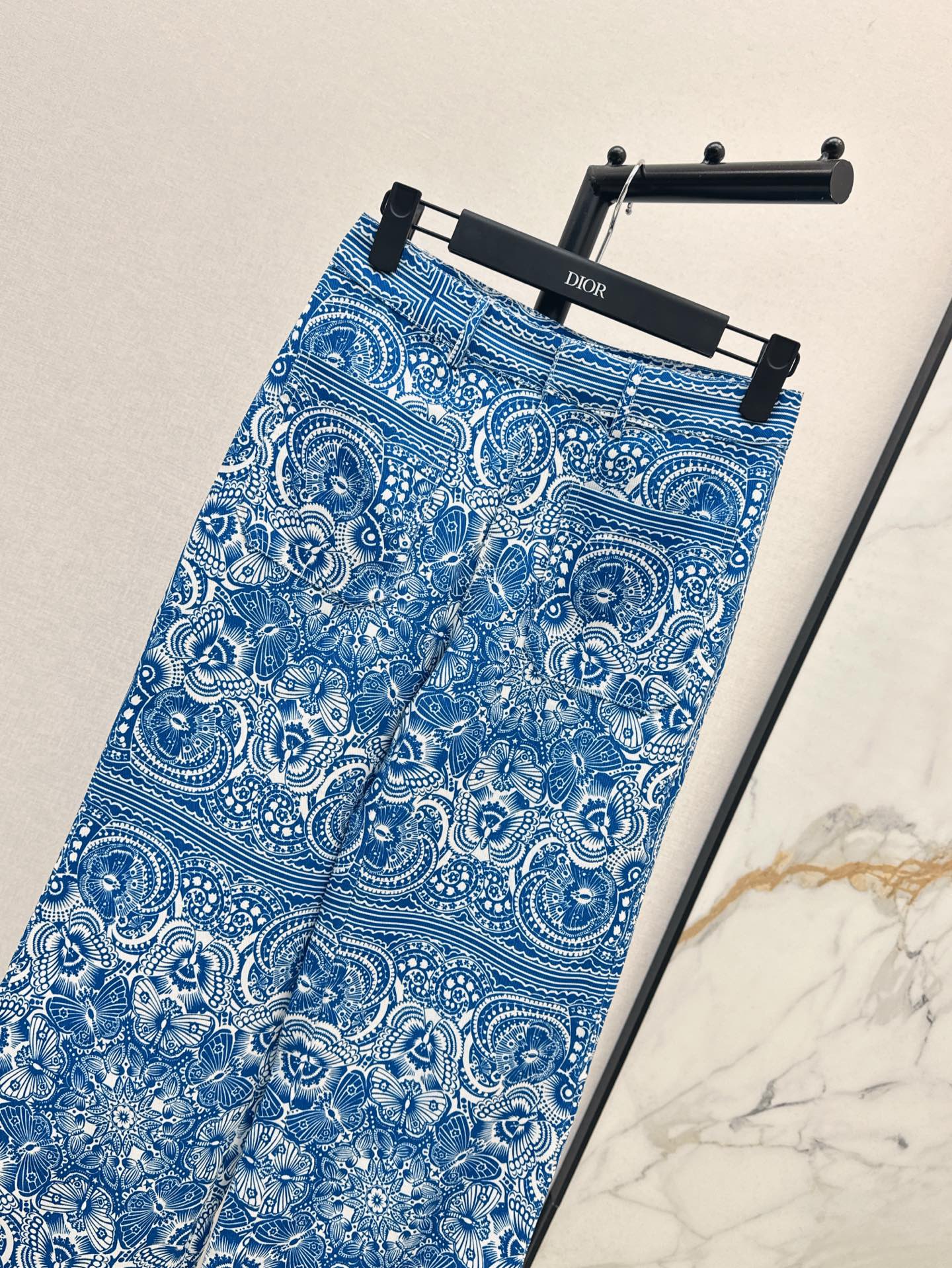 D*r 25ss Butterfly printed denim pants