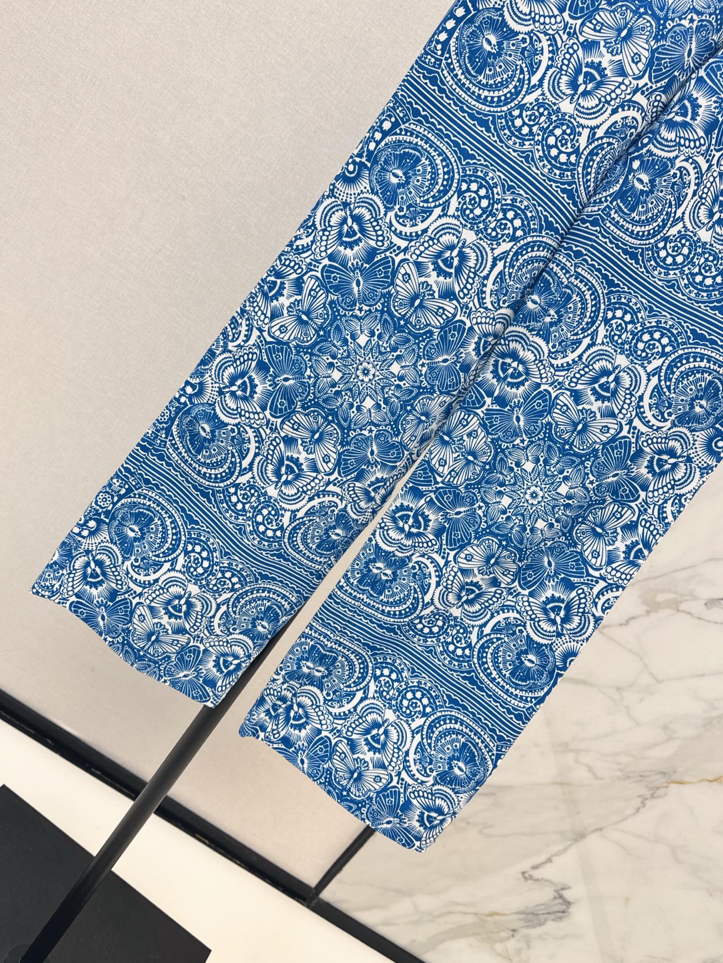 D*r 25ss Butterfly printed denim pants