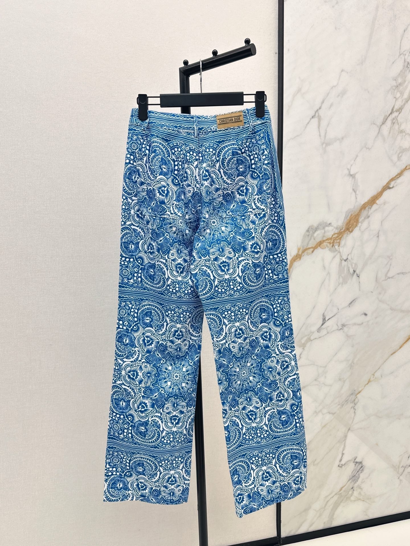 D*r 25ss Butterfly printed denim pants