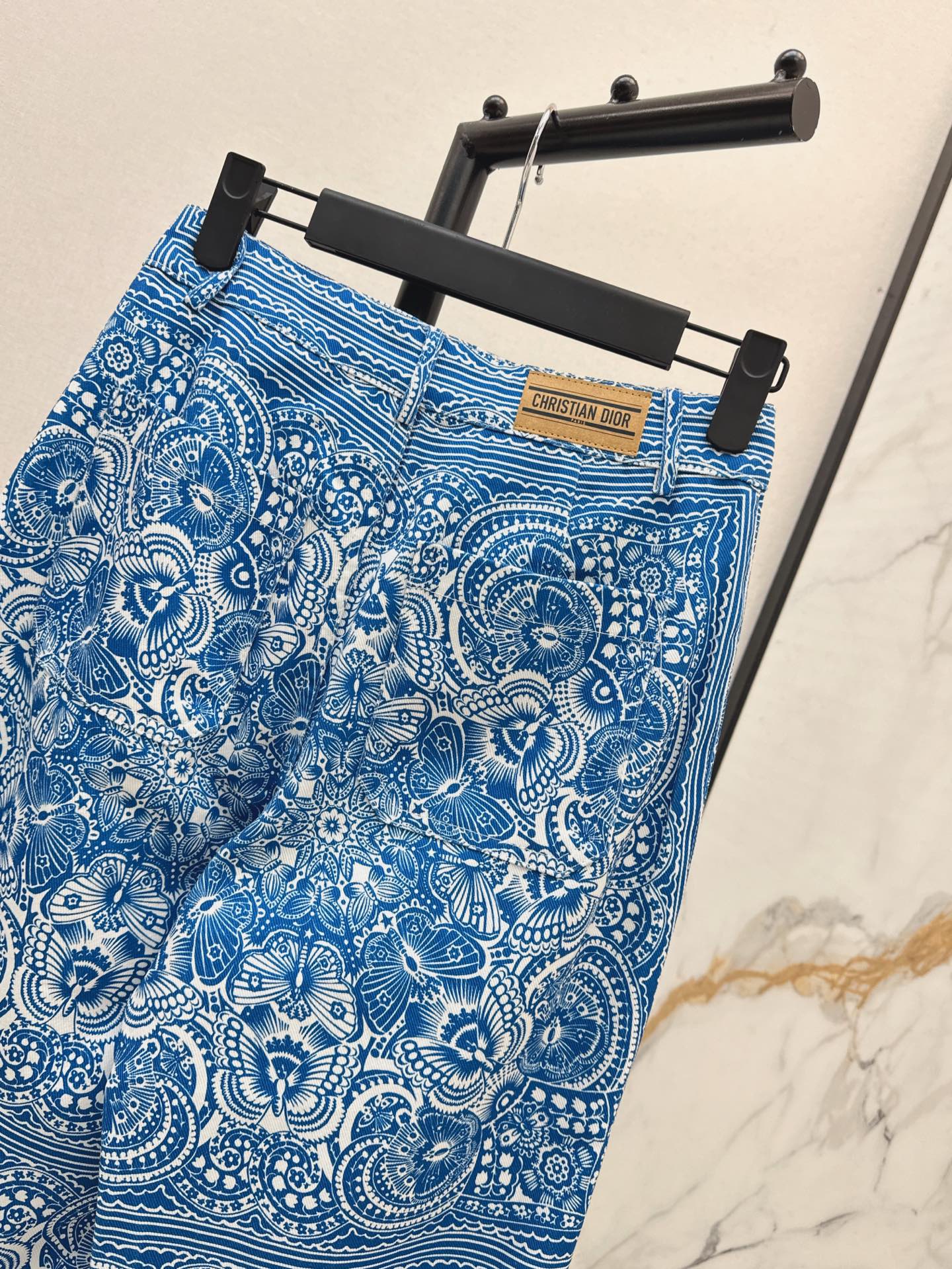 D*r 25ss Butterfly printed denim pants