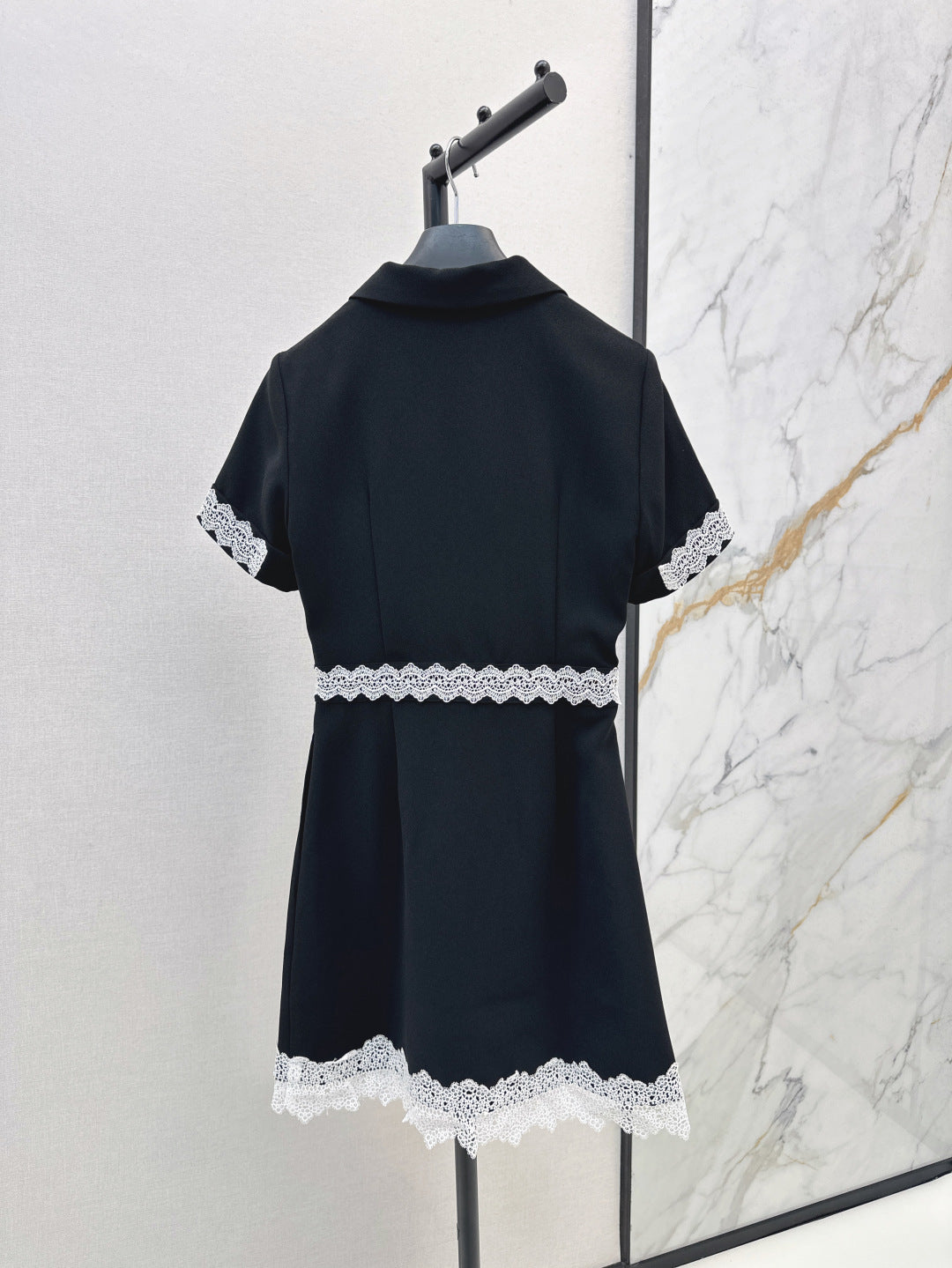 D*r 25ss lace trim blazer dress