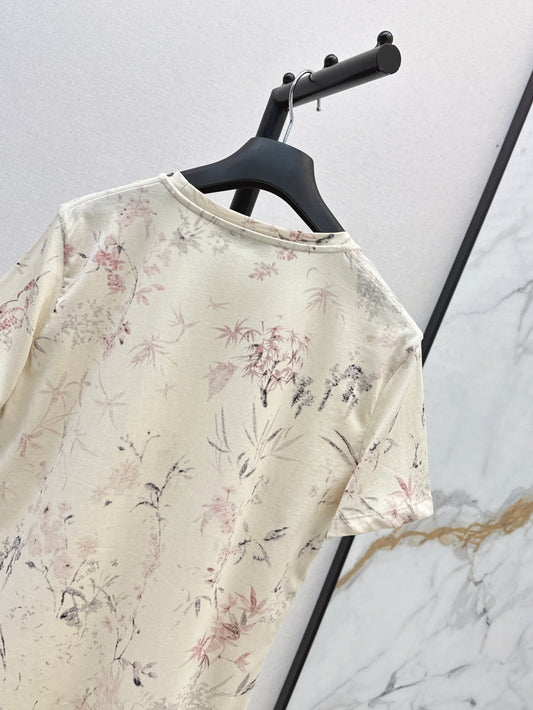 D*r 25ss logo embroidered T-shirt