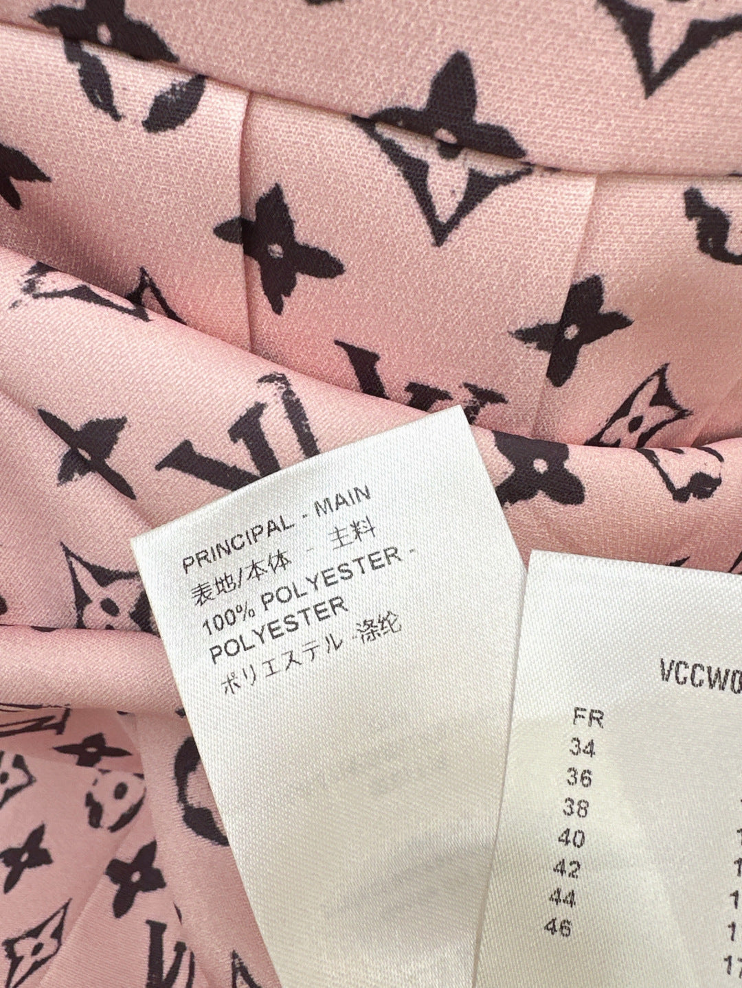 Loui* 25ss washed monogram pleat dress