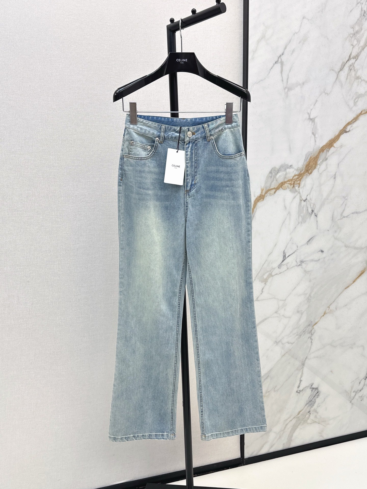 Cel* 25ss color-blocked jeans