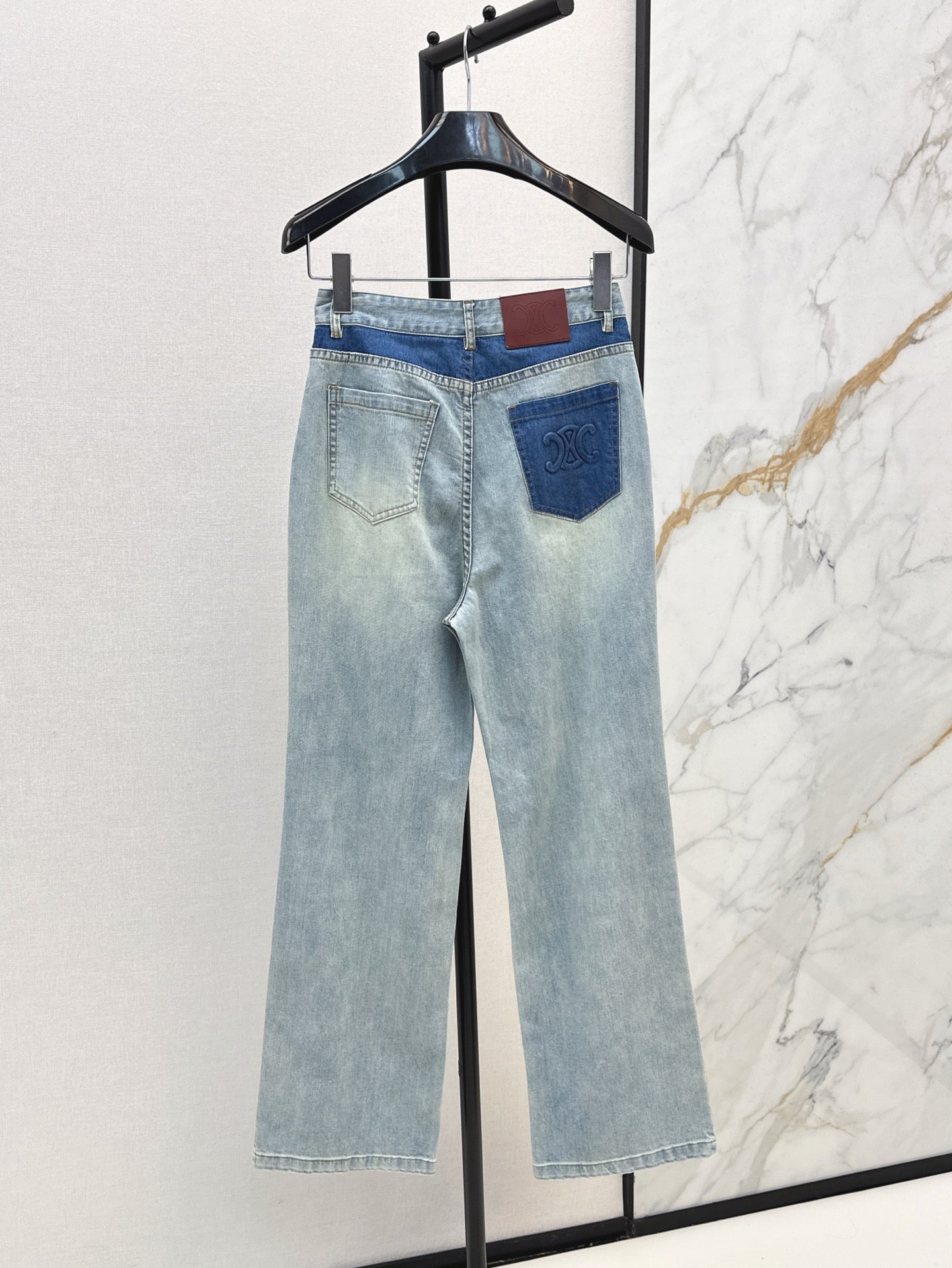 Cel* 25ss color-blocked jeans