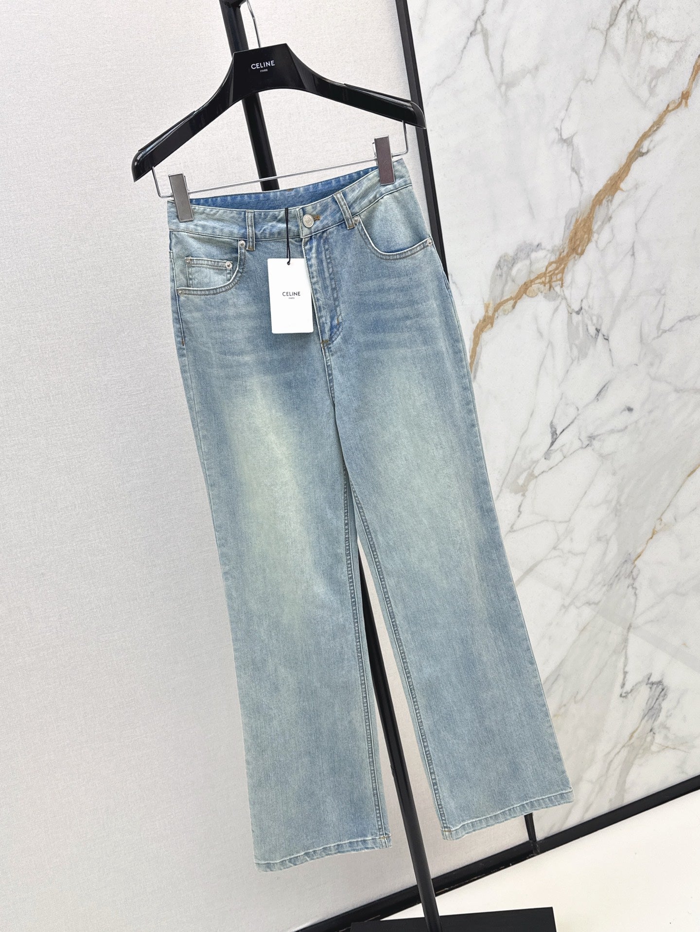 Cel* 25ss color-blocked jeans