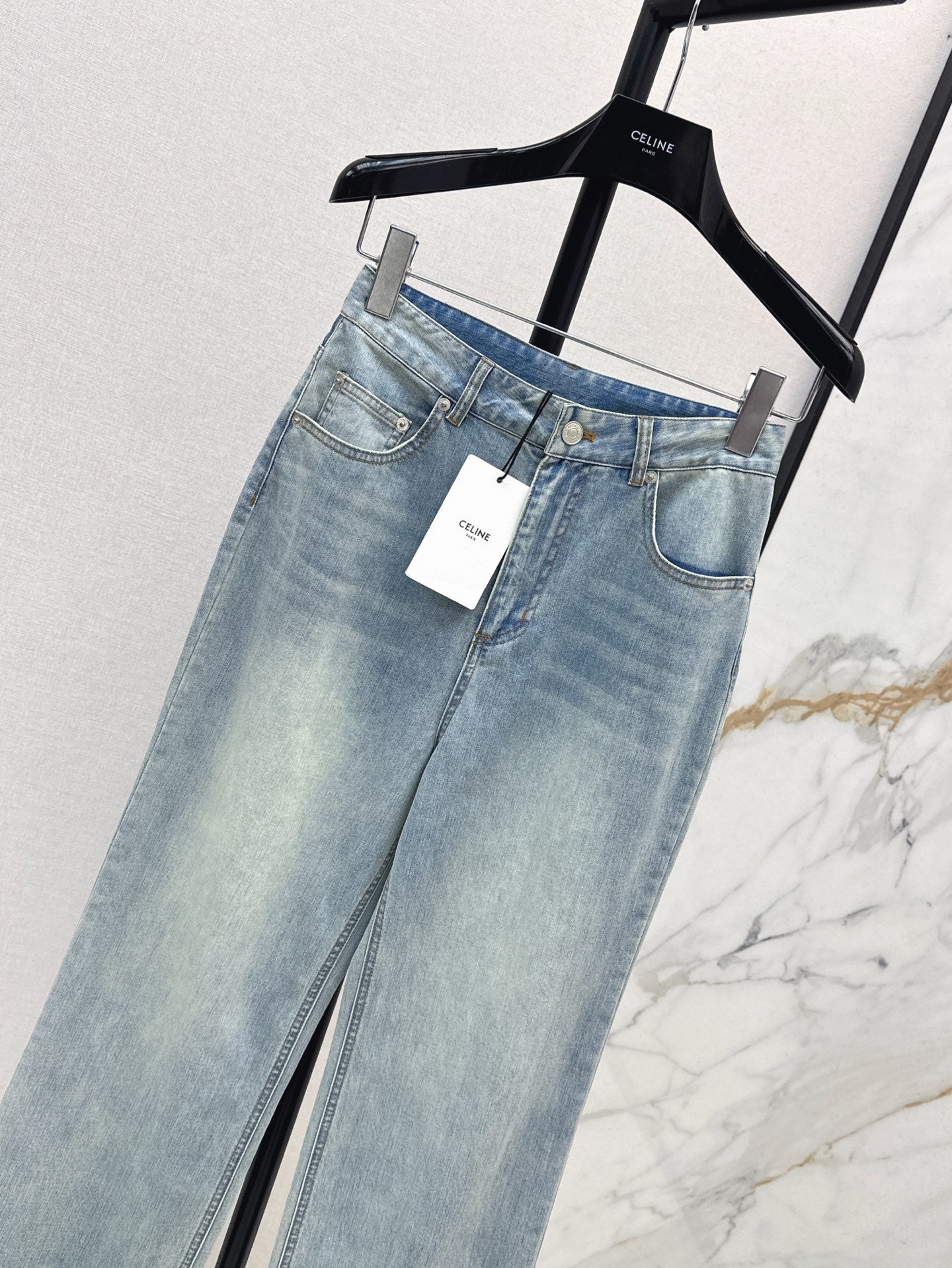 Cel* 25ss color-blocked jeans