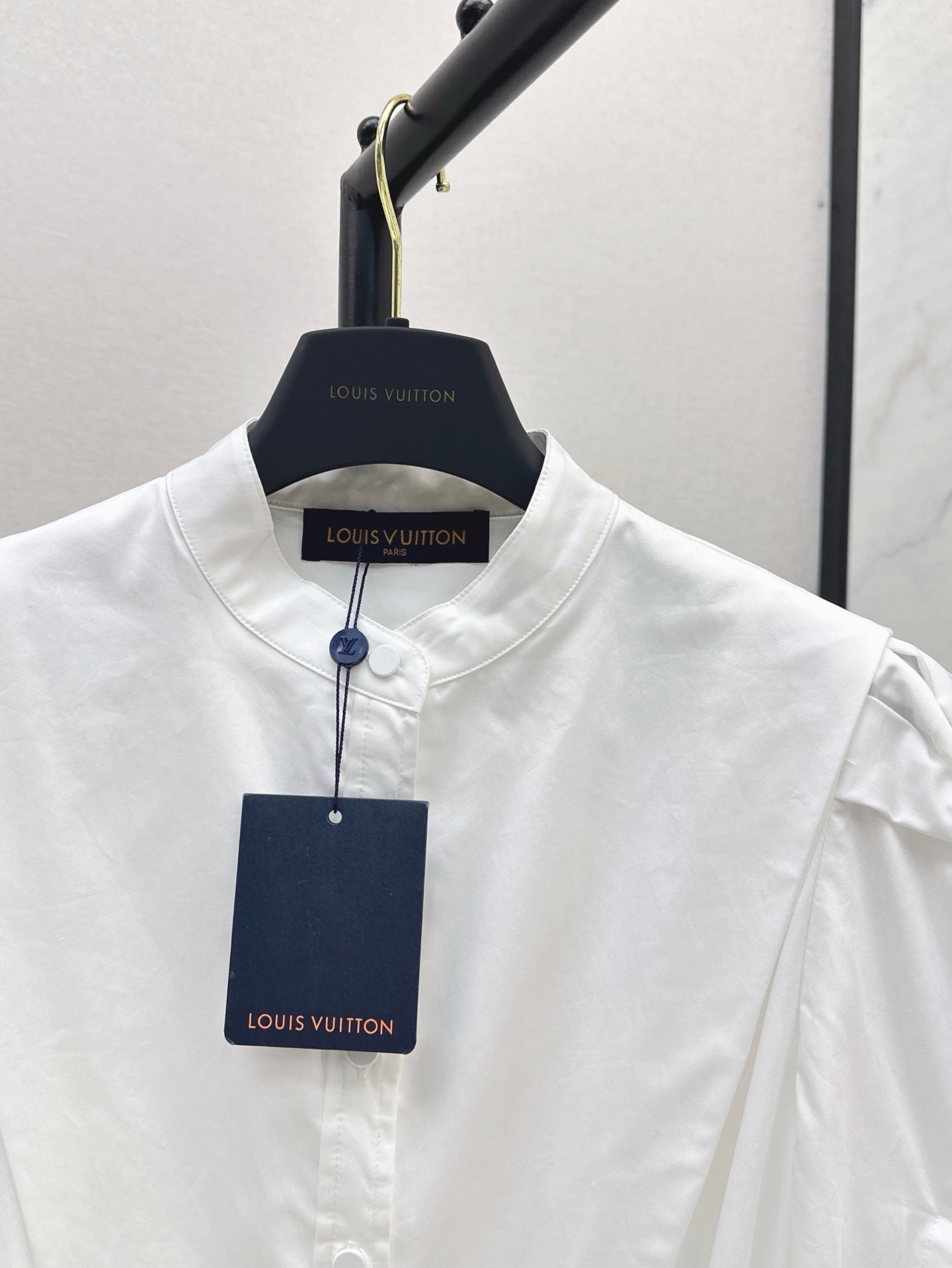 Loui* 25ss puff-sleeve shirt dress