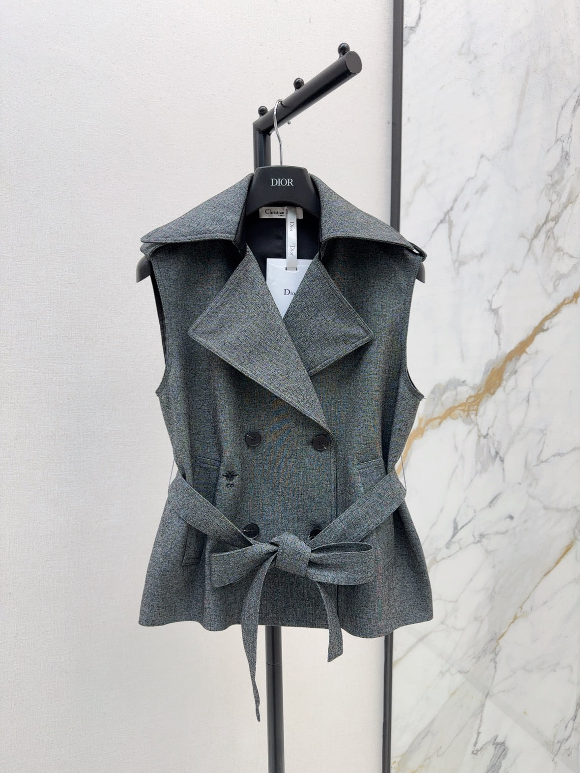 D*r 25ss belted vest jacket