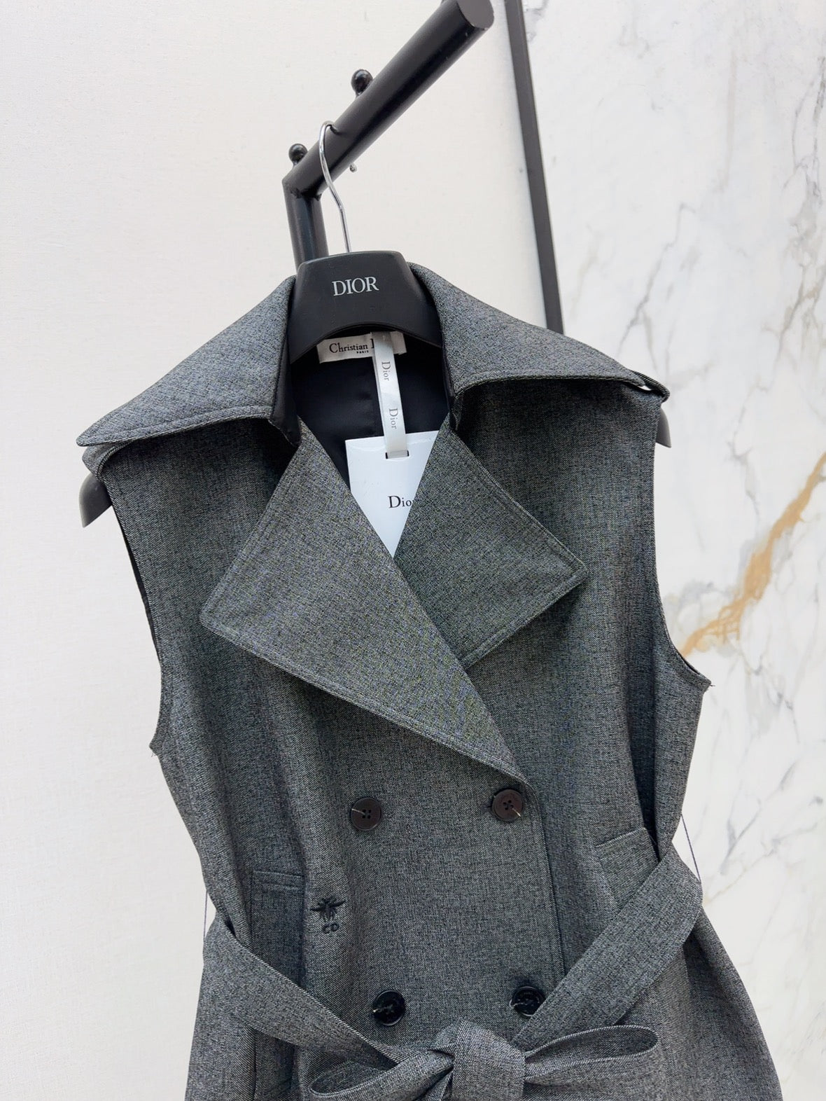 D*r 25ss belted vest jacket