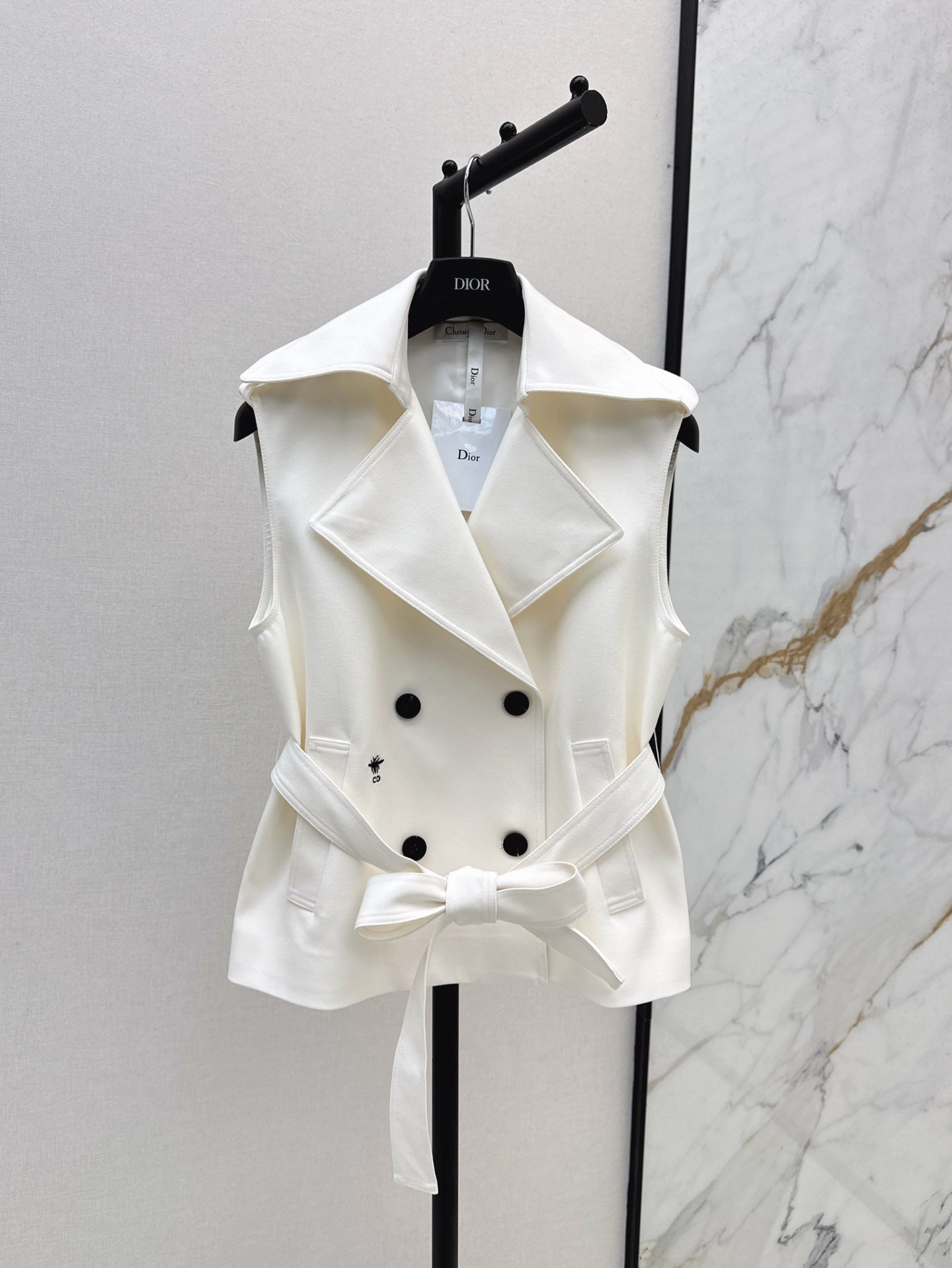 D*r 25ss belted vest jacket