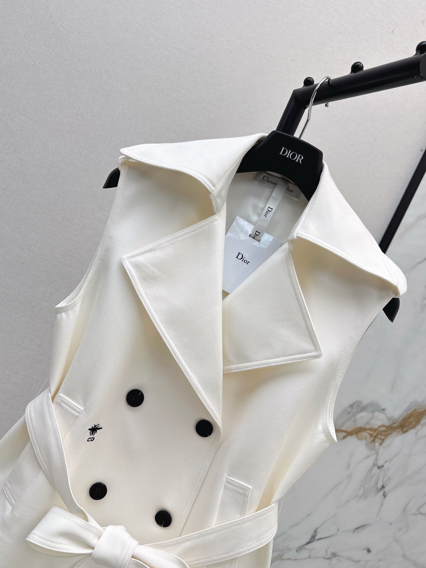 D*r 25ss belted vest jacket