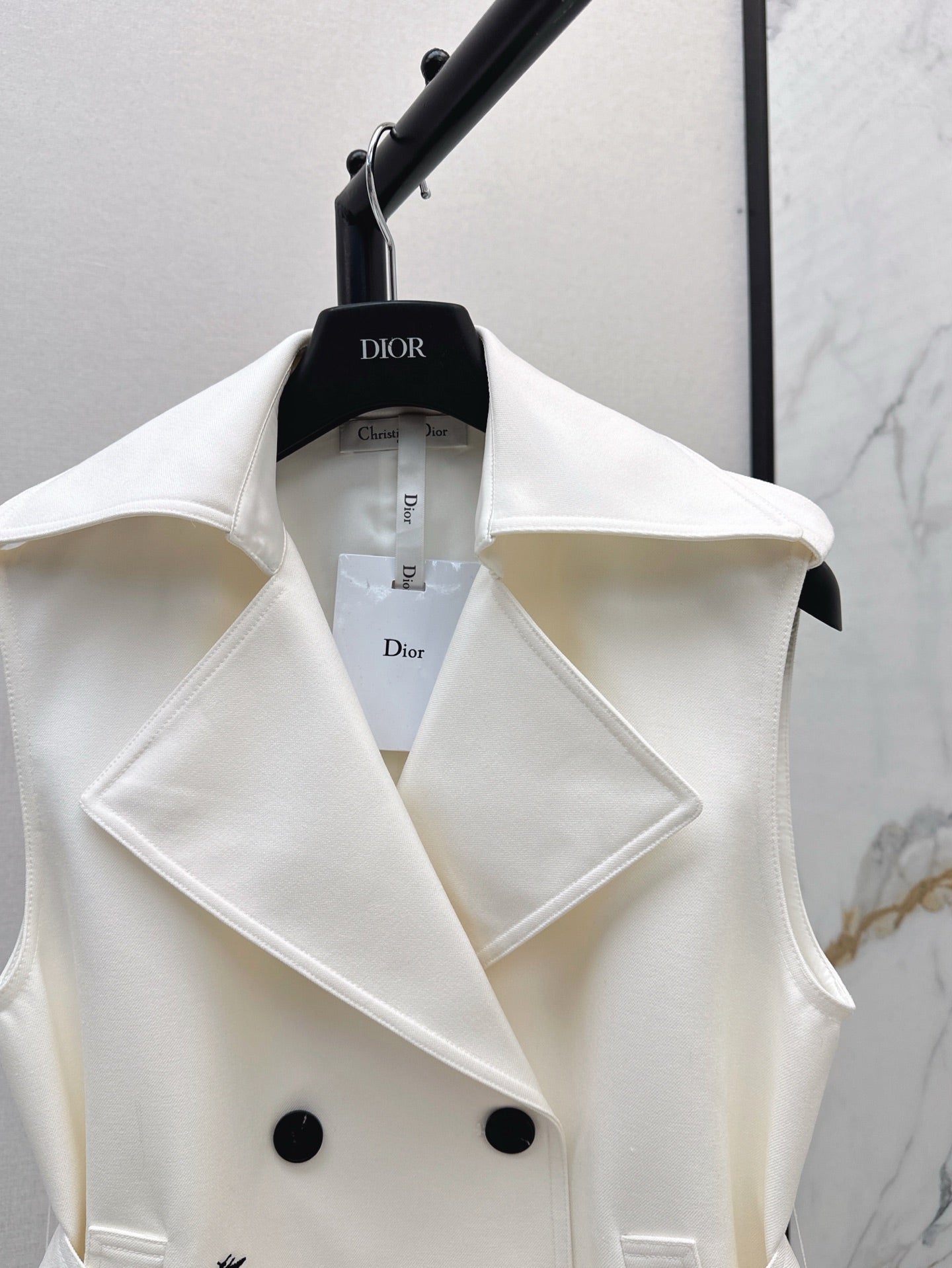 D*r 25ss belted vest jacket