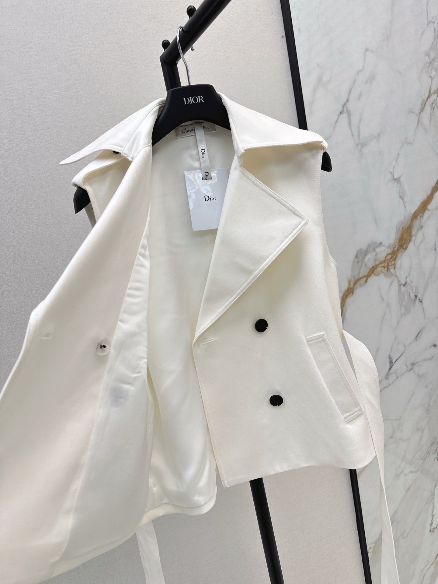 D*r 25ss belted vest jacket