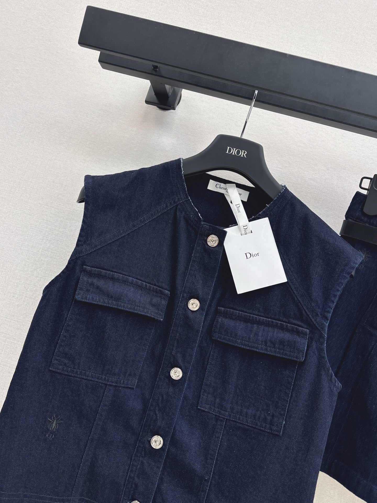 D*r 25ss denim vest and skirt set