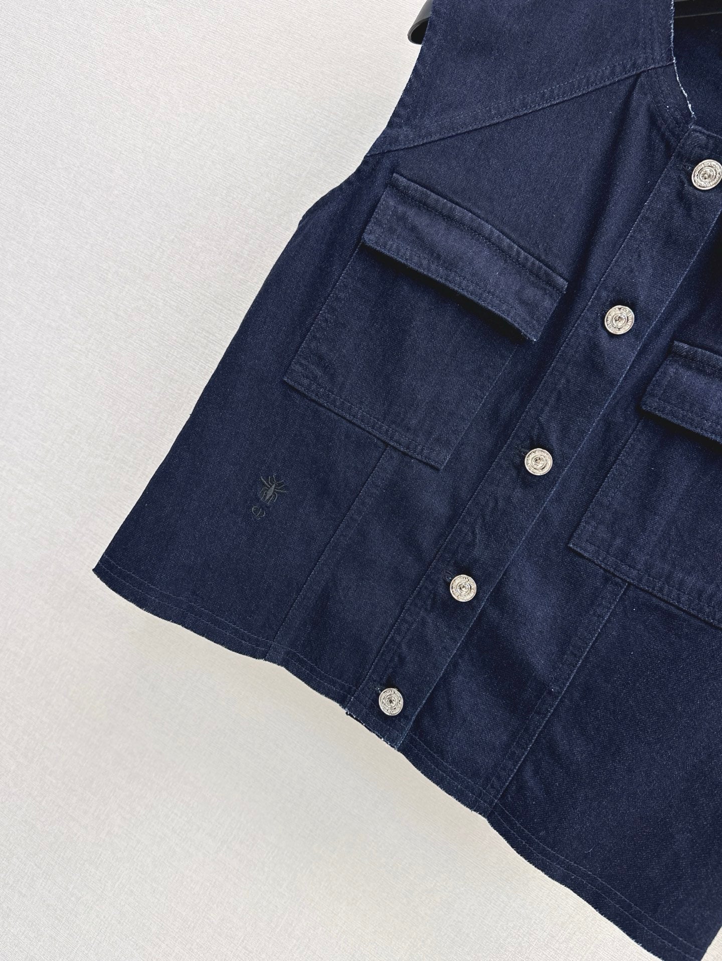 D*r 25ss denim vest and skirt set