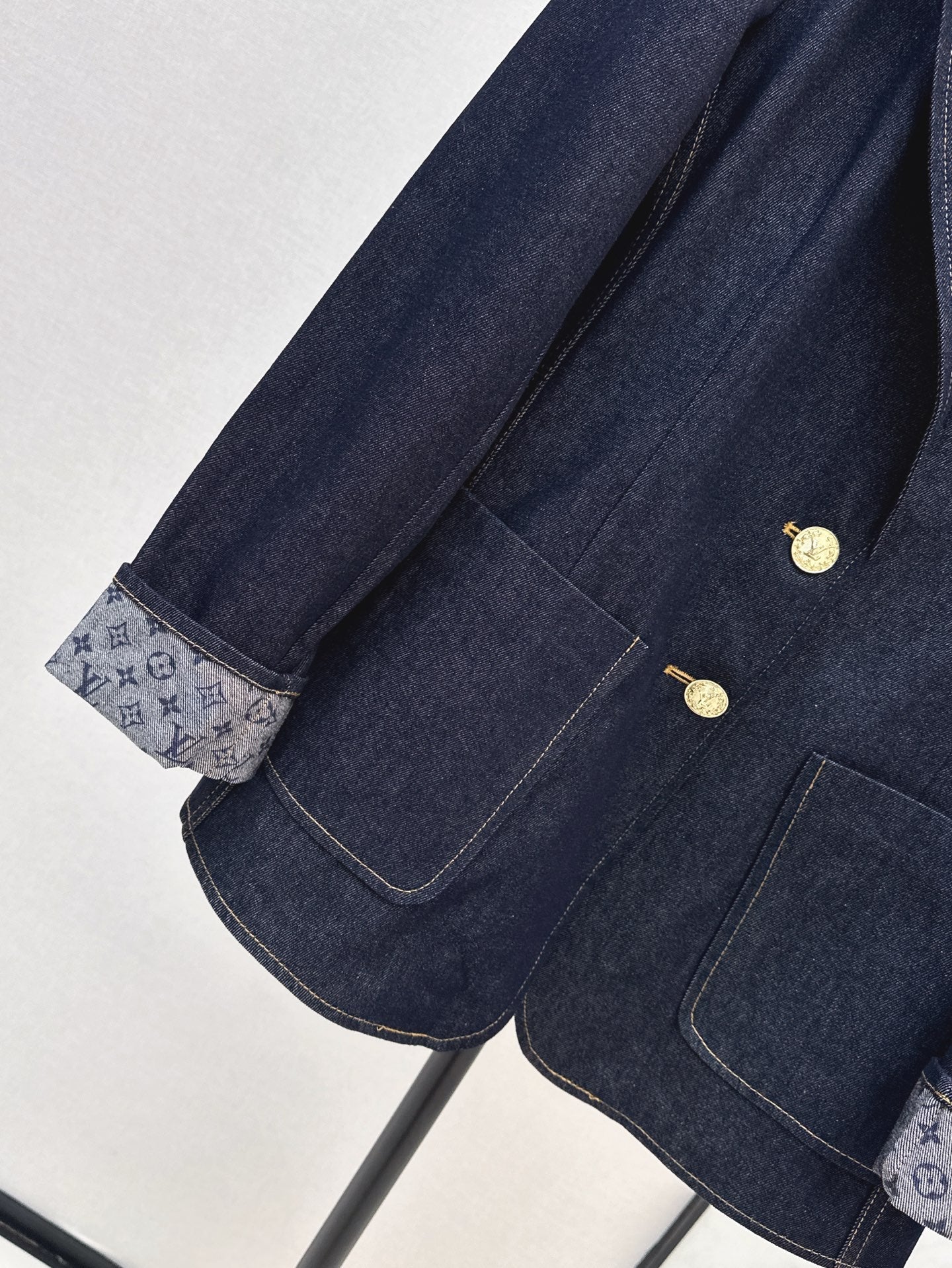 Loui* 25fw denim preppy blazer